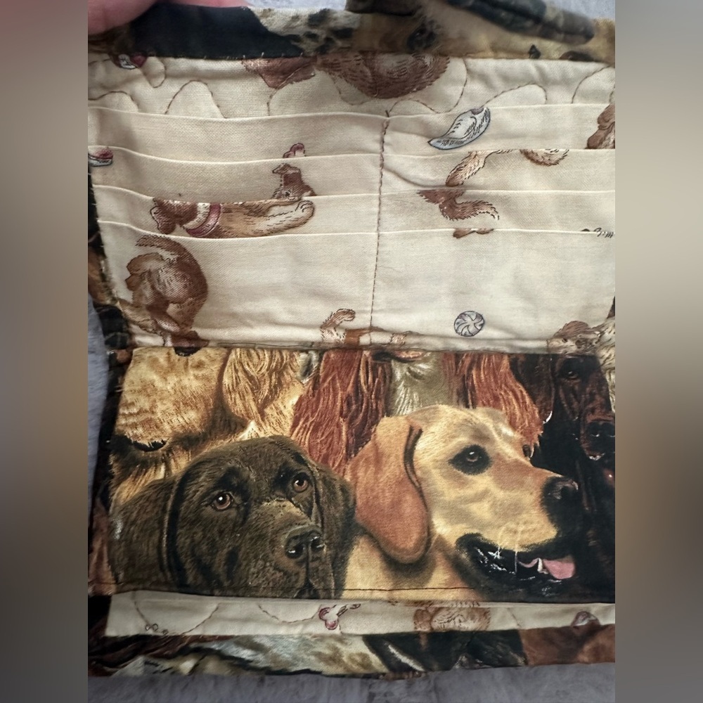 Handmade dog wallet one of a kind for all dog lovers so cute! - Picture 9 of 14